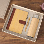 Custom Logo 500ml Bamboo Stainless Steel Leak-Proof Double Wall Vacuum Insulated Sports Wa