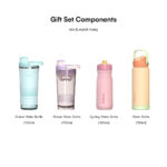 Hong Ling OEM Gift Set Food Grade Stainless Steel Vacuum Insulated Cycling Cup and Shaker
