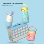 Kids Insulated Lunch & Hydration Gift Box Double Wall Stainless Steel Bottle Handle Cup Se
