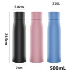 Beeman Smart Drinkware UV Self-Cleaning Vacuum Stainless Steel Insulated Water Bottle with Reminder for Hydration on the Go - Product Image 2