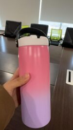 Candy Colors Kids Water Bottle Stainless Steel BPA Free 12oz Water Bottle Vacuum 18oz Kids Cup with Custom Logo Straw Lid - Product Image 3