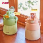 Cille Women's Large Capacity Double Drinking Water Cup High-Value Classic Style Net Red Thermos Kettle for Kids' Business Gifts - Product Image 2
