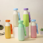 Colorful Custom 316 Stainless Steel Insulated Thermos Flask Cup Portable Double Wall Vacuum Sports Water Bottle with Straw - Product Image 1