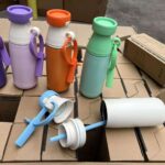 Colorful Custom 316 Stainless Steel Insulated Thermos Flask Cup Portable Double Wall Vacuum Sports Water Bottle with Straw - Product Image 5