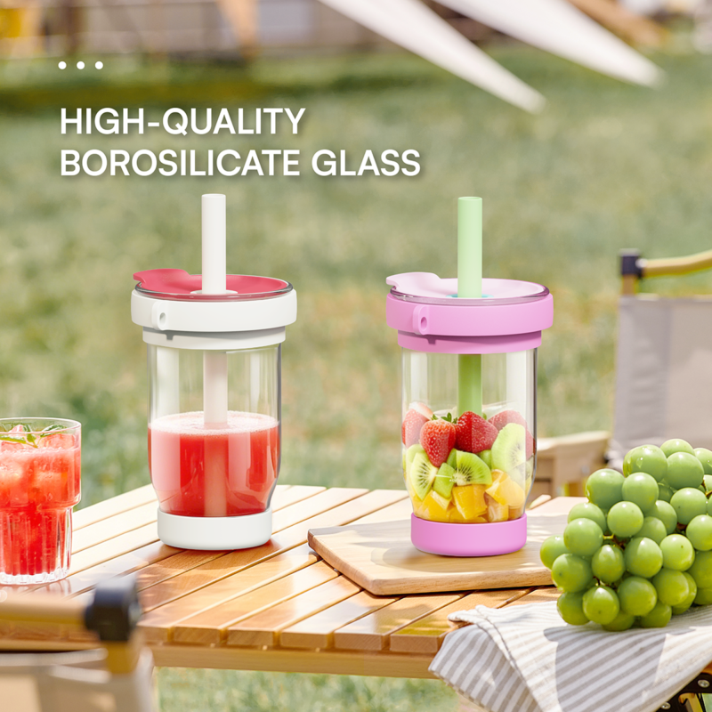 Custom Logo 27oz Double Wall Stainless Steel Insulated Tumbler with a Glass Inner Cup That Can Be Used Separately BPA-FEREE - Product Image 2