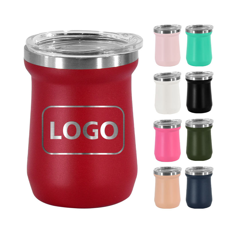 Custom Logo 5oz Stainless Steel Yerba Mate Cup SS304 Double Wall Mini Coffee Mugs Powder Coated Shot Glass for Laser Engraving - Product Image 1