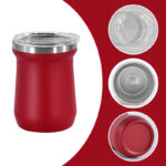Custom Logo 5oz Stainless Steel Yerba Mate Cup SS304 Double Wall Mini Coffee Mugs Powder Coated Shot Glass for Laser Engraving - Product Image 3