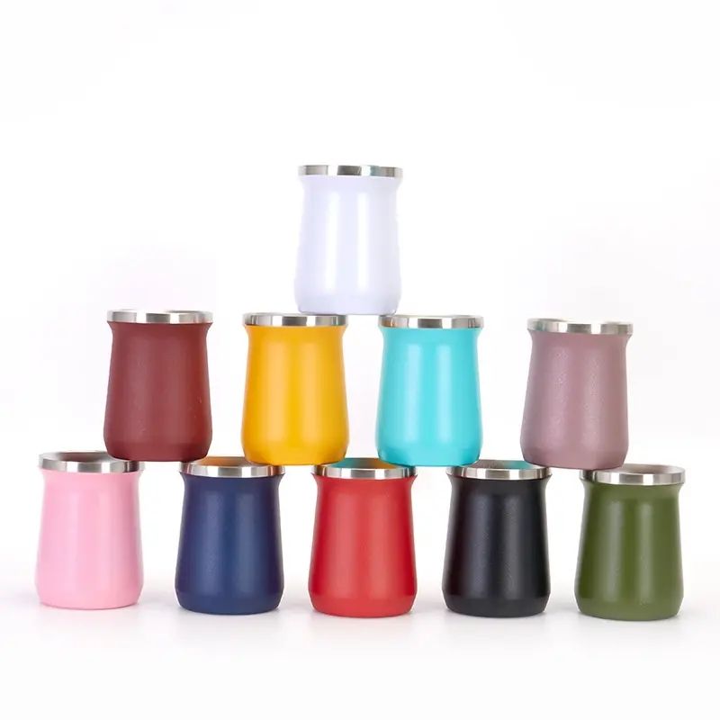 Customized Color Double Wall 304 Stainless Steel 160/260ml Vacuum Insulated Eco-Friendly Portable Coffee Mug 12-24 Hours Thermal - Product Image 1