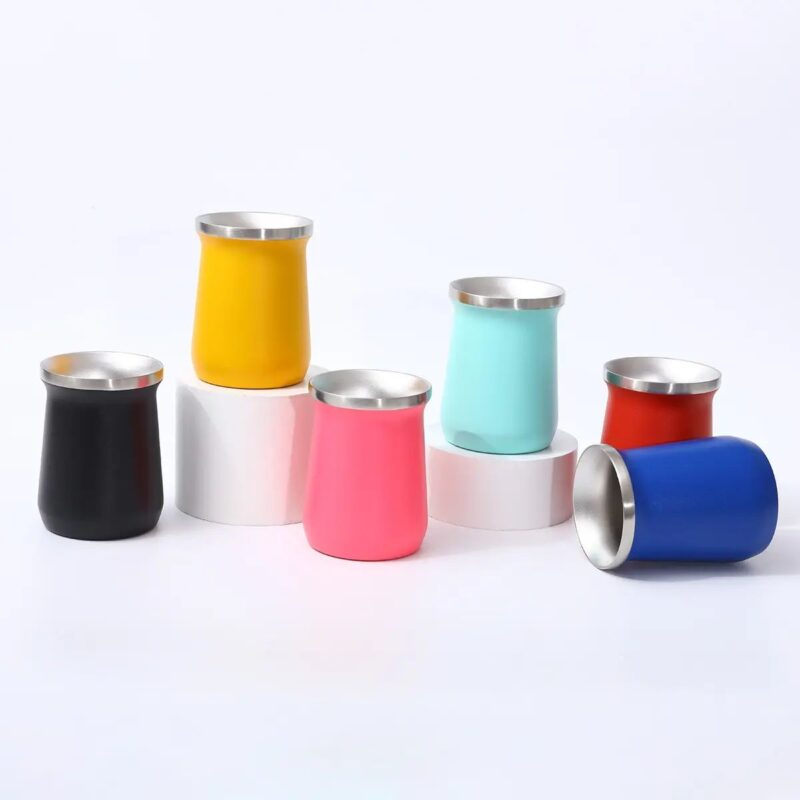 Customized Color Double Wall 304 Stainless Steel 160/260ml Vacuum Insulated Eco-Friendly Portable Coffee Mug 12-24 Hours Thermal - Product Image 2