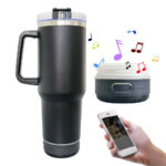 Factory Smart Bluetooth 40oz Stainless Steel Bluetooth Speaker Straight Tumbler Portable Smart Music Cups with Speaker - Product Image 1