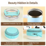 Factory Smart Bluetooth 40oz Stainless Steel Bluetooth Speaker Straight Tumbler Portable Smart Music Cups with Speaker - Product Image 4