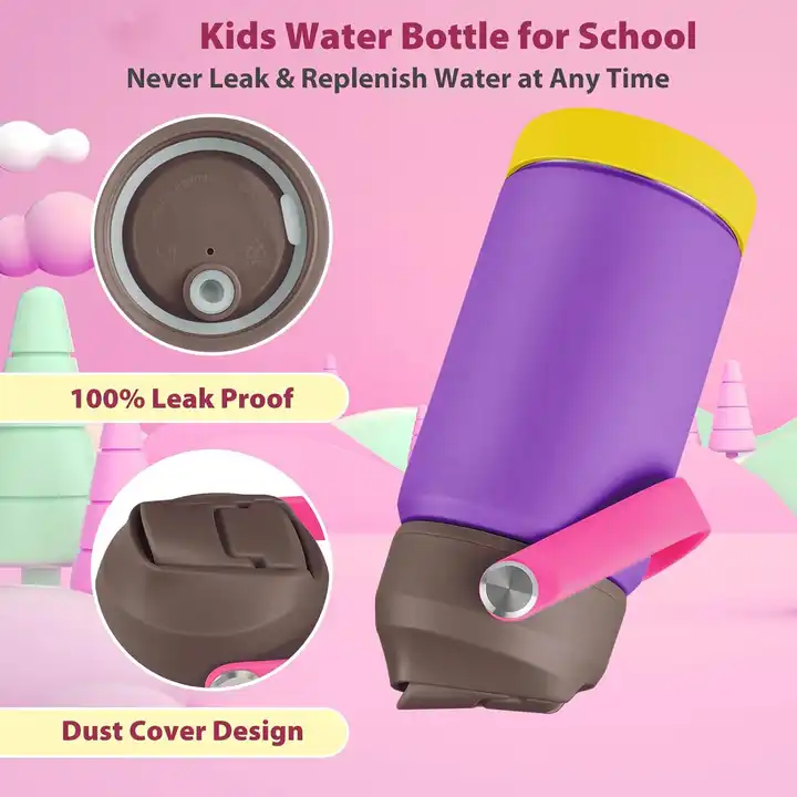 Hot Sale 12oz/350ml BPA Free Kids Water Bottles Wholesale Drinking Bottle Water Bottle for School Kids - Product Image 2