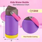Hot Sale 12oz/350ml BPA Free Kids Water Bottles Wholesale Drinking Bottle Water Bottle for School Kids - Product Image 4
