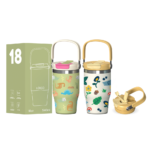 Dishwasher Safe 18/8 Stainless Steel Insulated Kids Water Bottle Travel Mugs for Boys Girls - Peiway