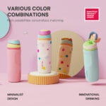 New Arrival ODM Insulated Stainless Steel Water Bottle Patent Design Different Capacity for Camping Vacuum PC Thermos for Drink - Product Image 3