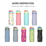 New Arrival ODM Insulated Stainless Steel Water Bottle Patent Design Different Capacity for Camping Vacuum PC Thermos for Drink - Product Image 5