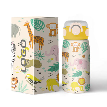 2025 New Design Custom Printed School Sport 304 Stainless Steel Vacuum Insulated Water Bottle for 470/620ml 12-24h Insulation - 3