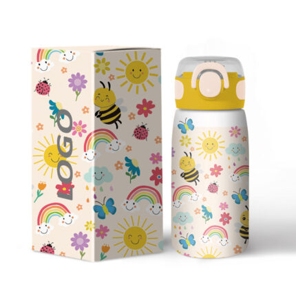 2025 New Design Custom Printed School Sport 304 Stainless Steel Vacuum Insulated Water Bottle for 470/620ml 12-24h Insulation - 4