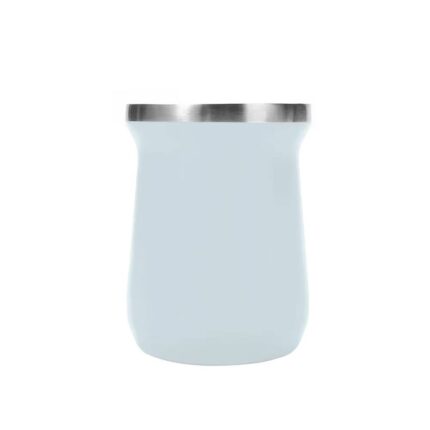 Customized Color Double Wall 304 Stainless Steel 160/260ml Vacuum Insulated Eco-Friendly Portable Coffee Mug 12-24 Hours Thermal - Sky Blue