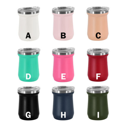 Custom Logo 5oz Stainless Steel Yerba Mate Cup SS304 Double Wall Mini Coffee Mugs Powder Coated Shot Glass for Laser Engraving - custom others