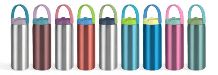 Candy Colors Kids Water Bottle Stainless Steel BPA Free 12oz Water Bottle Vacuum 18oz Kids Cup with Custom Logo Straw Lid - others