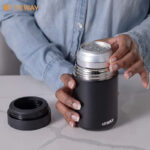 YEWAY Custom Universal Fits All Stainless Steel Can Cooler 12oz 16 oz Regular or Slim Cans Bottles Stainless Steel Can Cooler - Product Image 3