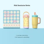 Kids Insulated Lunch &amp Hydration Gift Box Double Wall Stainless Steel Bottle Handle Cup Set -Peiway - Image 2