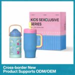 Kids Insulated Lunch &amp Hydration Gift Box Double Wall Stainless Steel Bottle Handle Cup Set -Peiway - Image 4