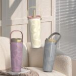 Stainless Steel Tumbler 30oz Handle Travel Mug with Dust-proof Lid Patent Protected Insulated-Peiway - Image 8